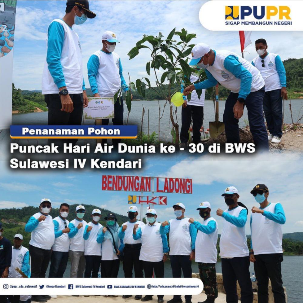 Penanaman Pohon Puncak Hari Air Dunia ke 30 Tahun 2022